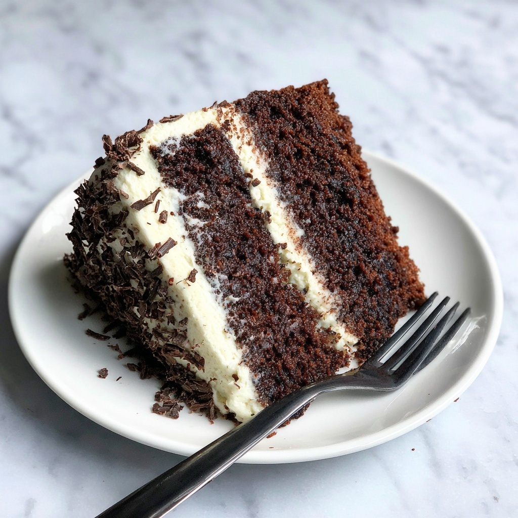 Irresistibly Moist Chocolate Cake with Irish Buttercream Bliss Recipe - Recipe Image