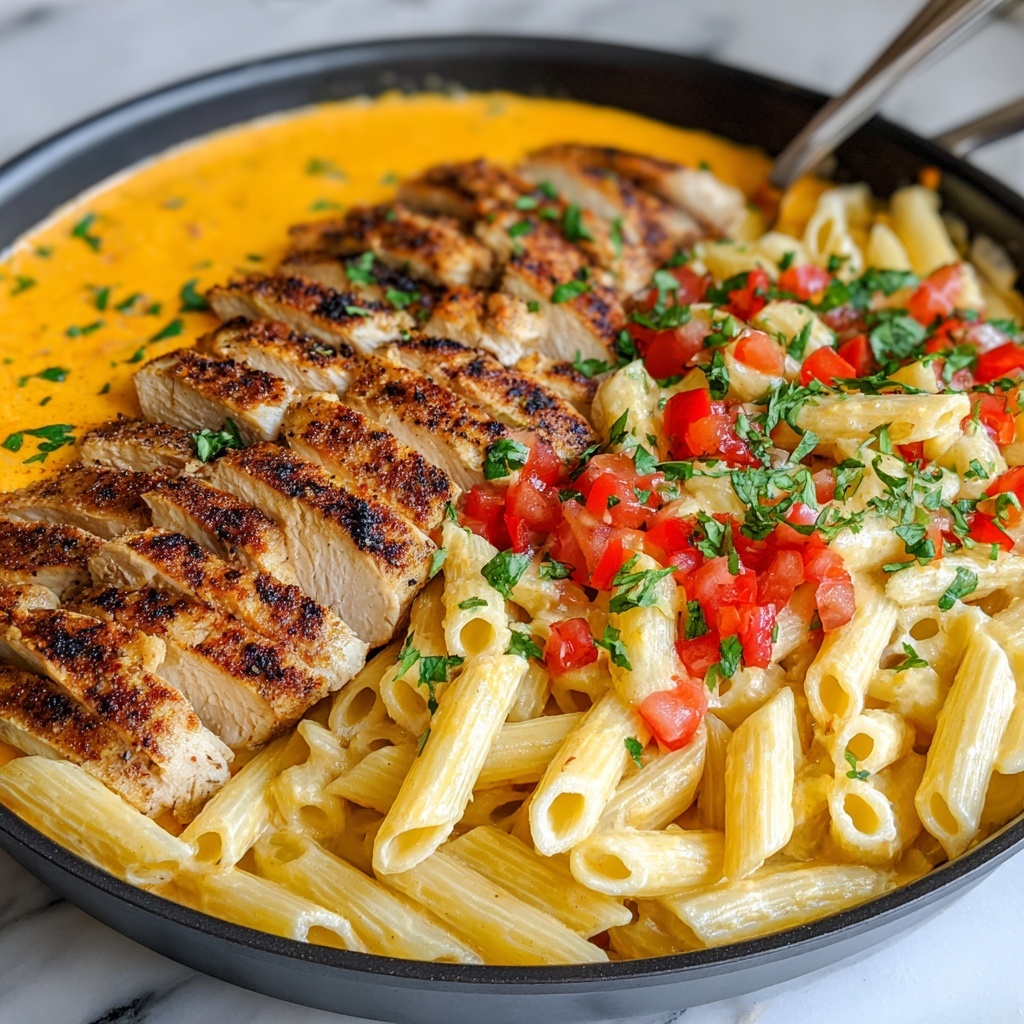 Southwest Chicken Alfredo Recipe - Recipe Image