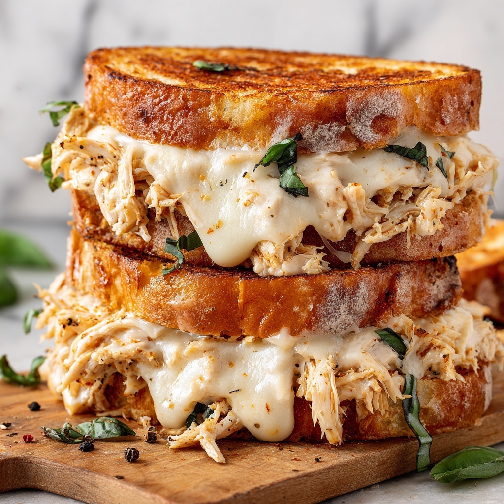 Lazy Chicken Parmesan Grilled Cheese Recipe - Recipe Image