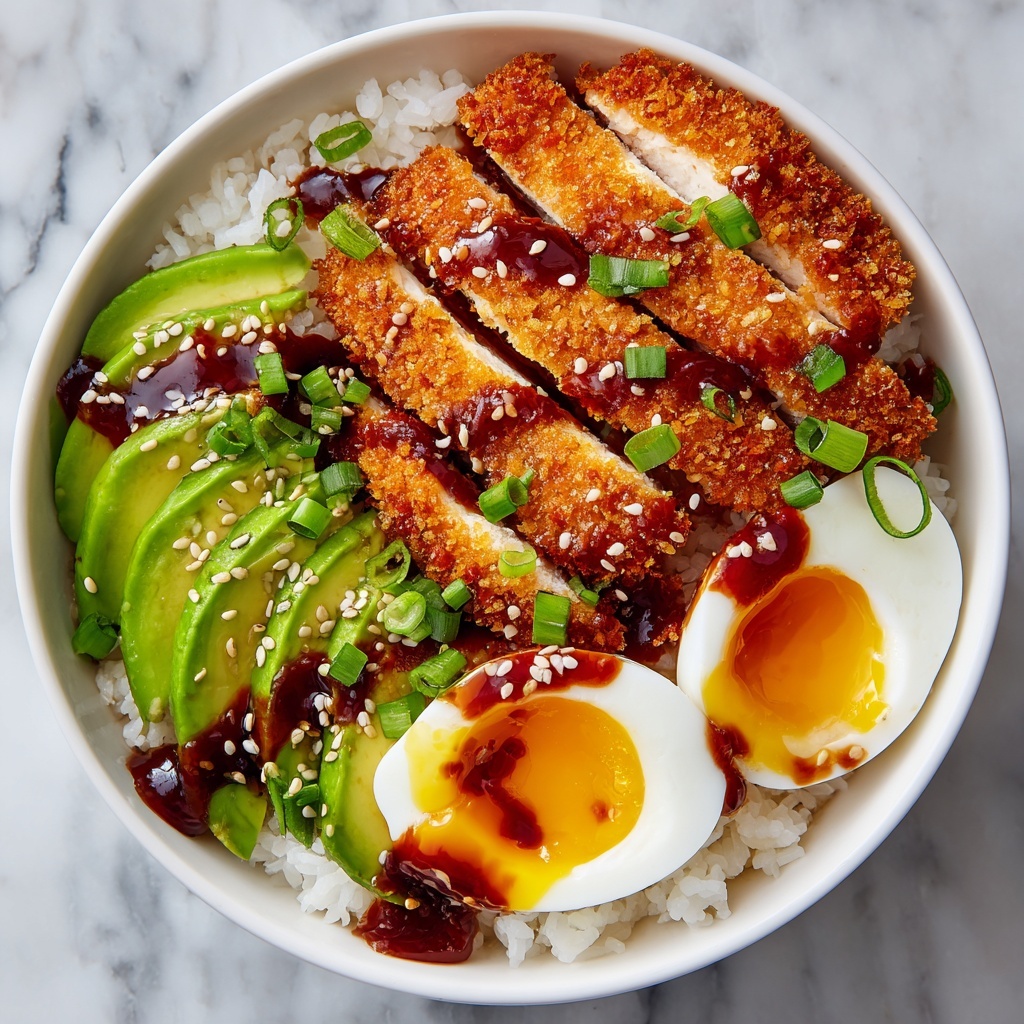 Crispy Japanese Katsu Bowls Recipe - Recipe Image