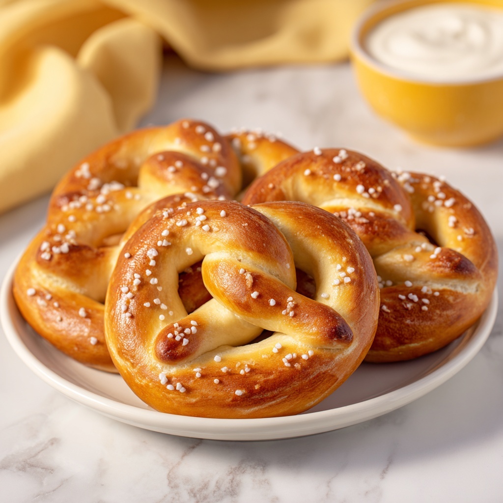 Easy Homemade Soft Pretzels Recipe - Recipe Image