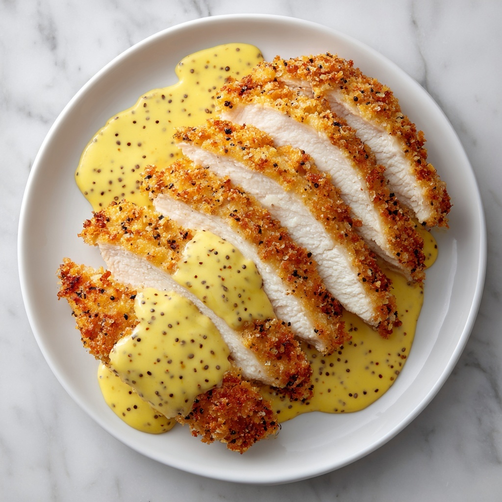Pretzel Chicken with Mustard-Cheddar Sauce You’ll Crave Recipe - Recipe Image