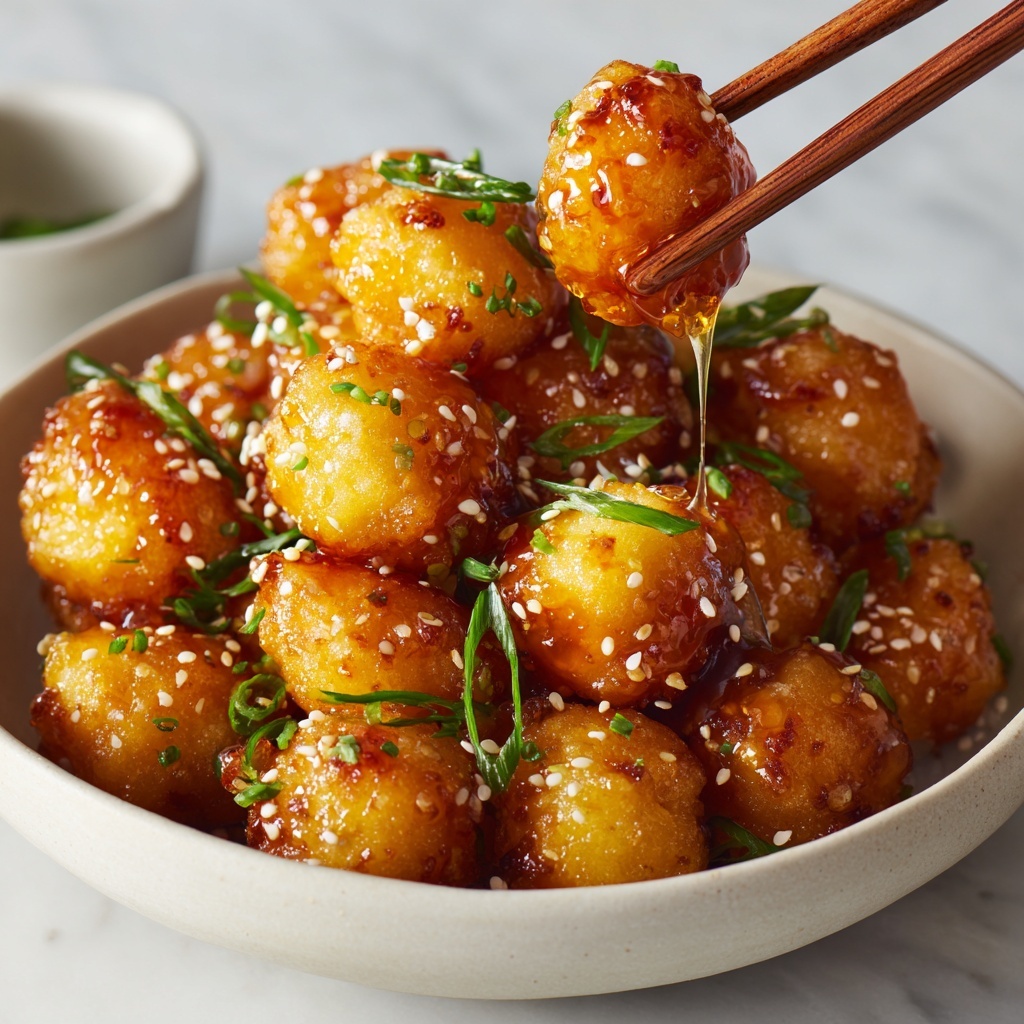 Crispy Chinese Honey Garlic Chicken Recipe - Recipe Image