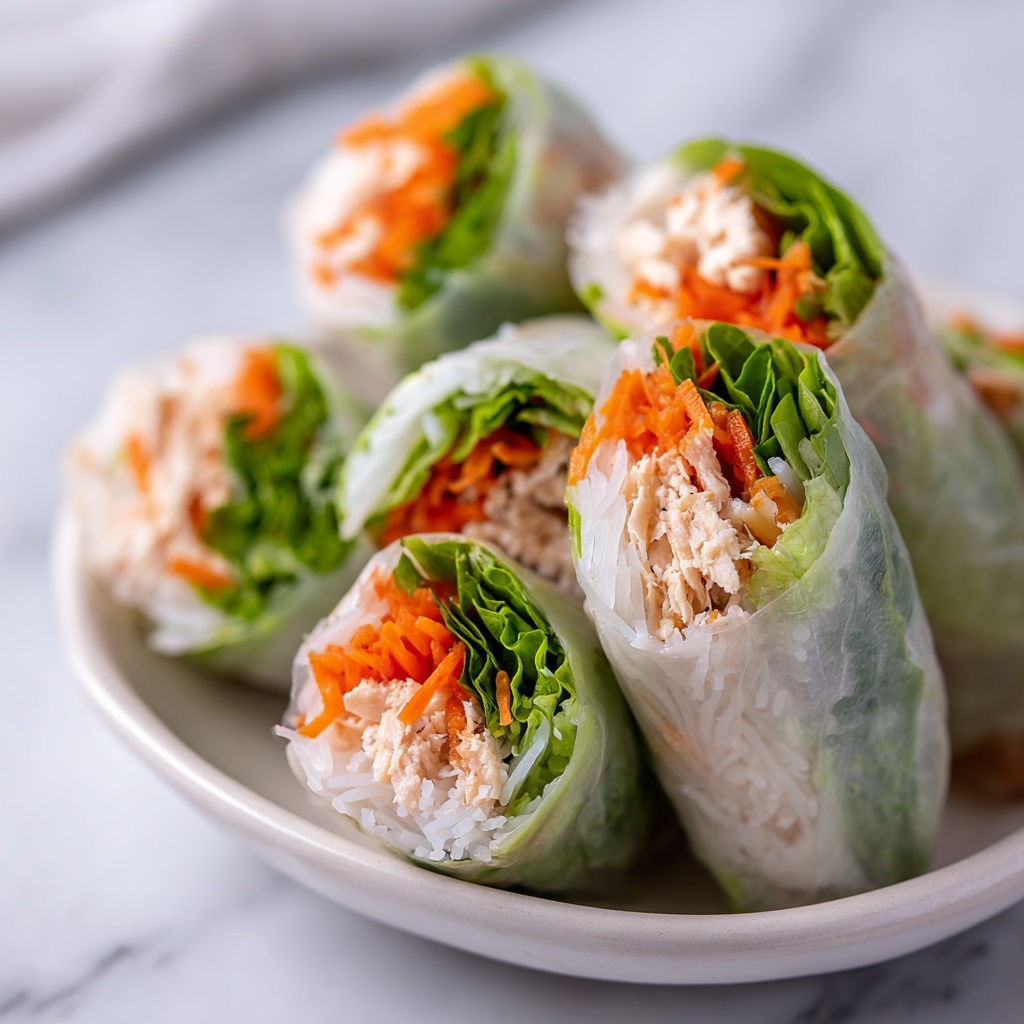 Savory Smoked Salmon Spring Rolls Recipe - Recipe Image
