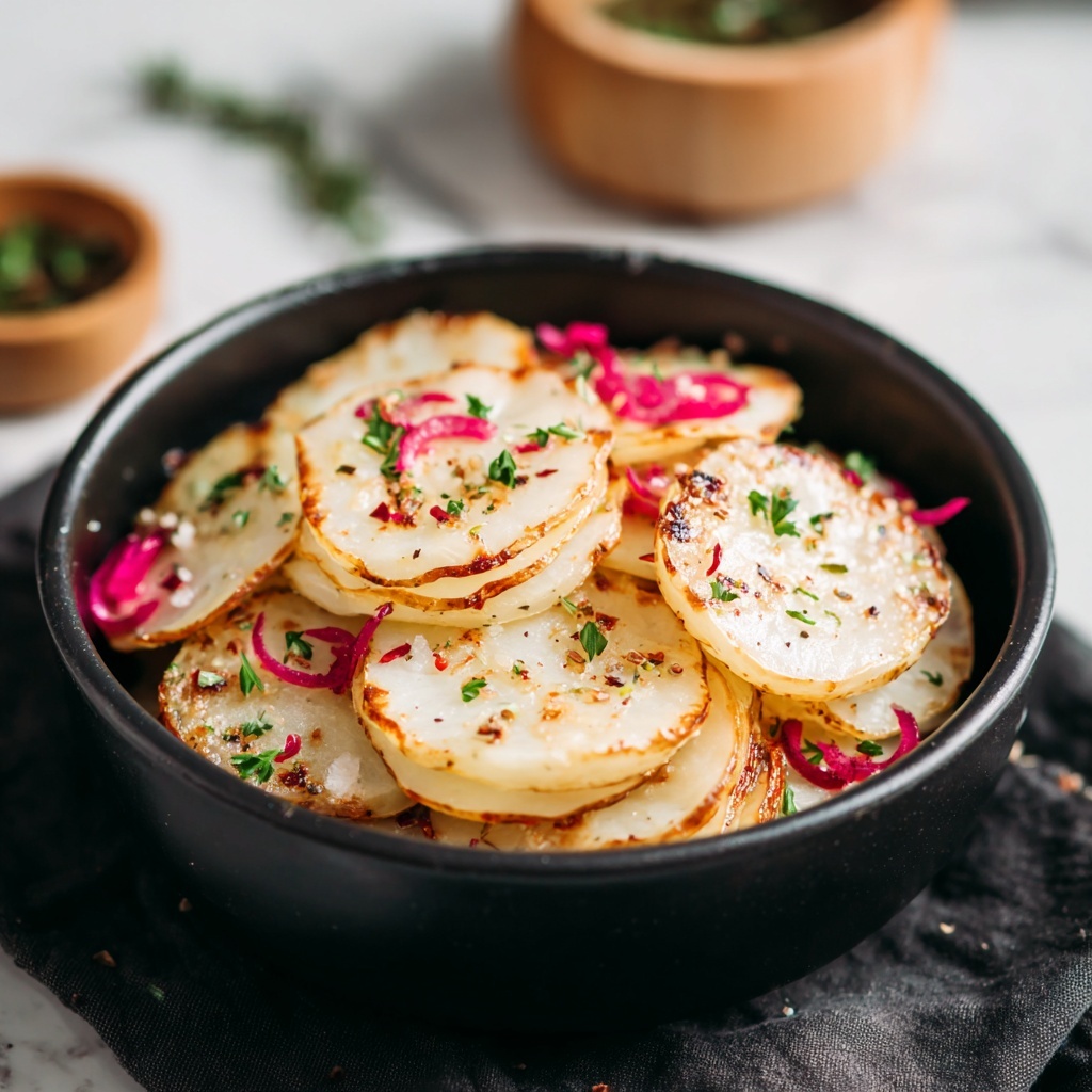 Flaky Banana Puri with Rose Cardamom Syrup Recipe - Recipe Image