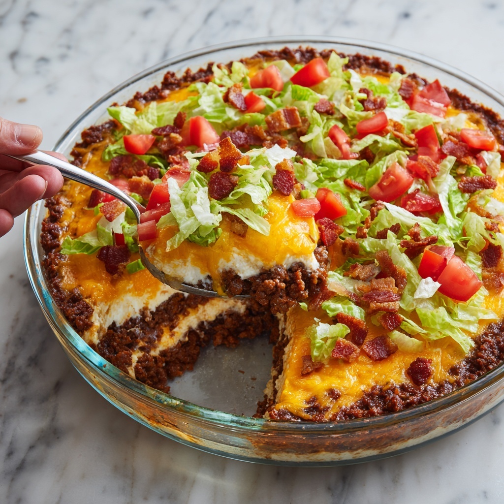 Cheeseburger Pie Recipe - Recipe Image