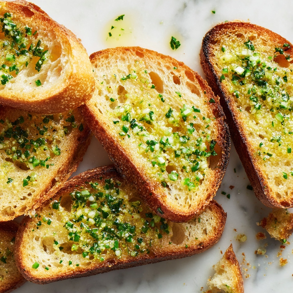 Gorgonzola Garlic Bread Recipe - Recipe Image