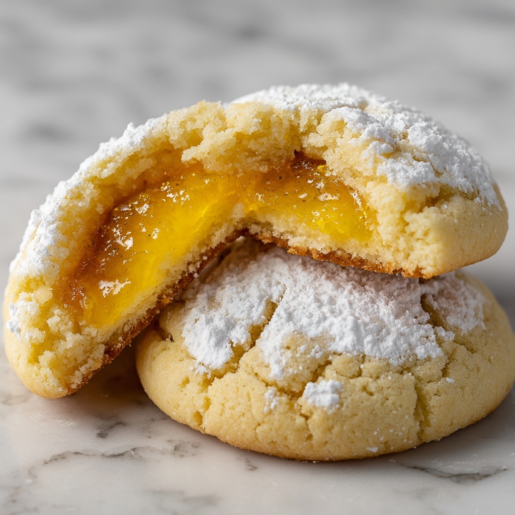 Stuffed Lemon Cookies Recipe - Recipe Image