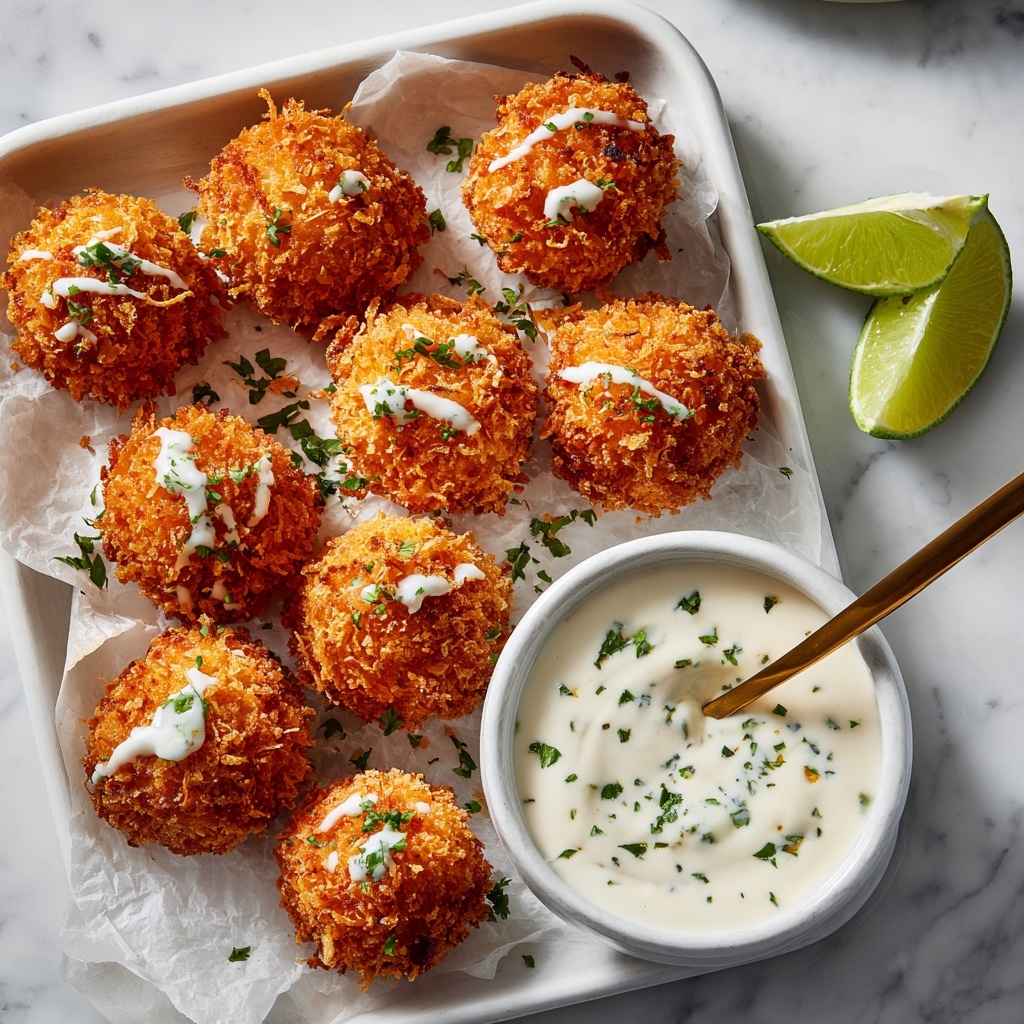Air Fryer Mac and Cheese Balls Recipe - Recipe Image