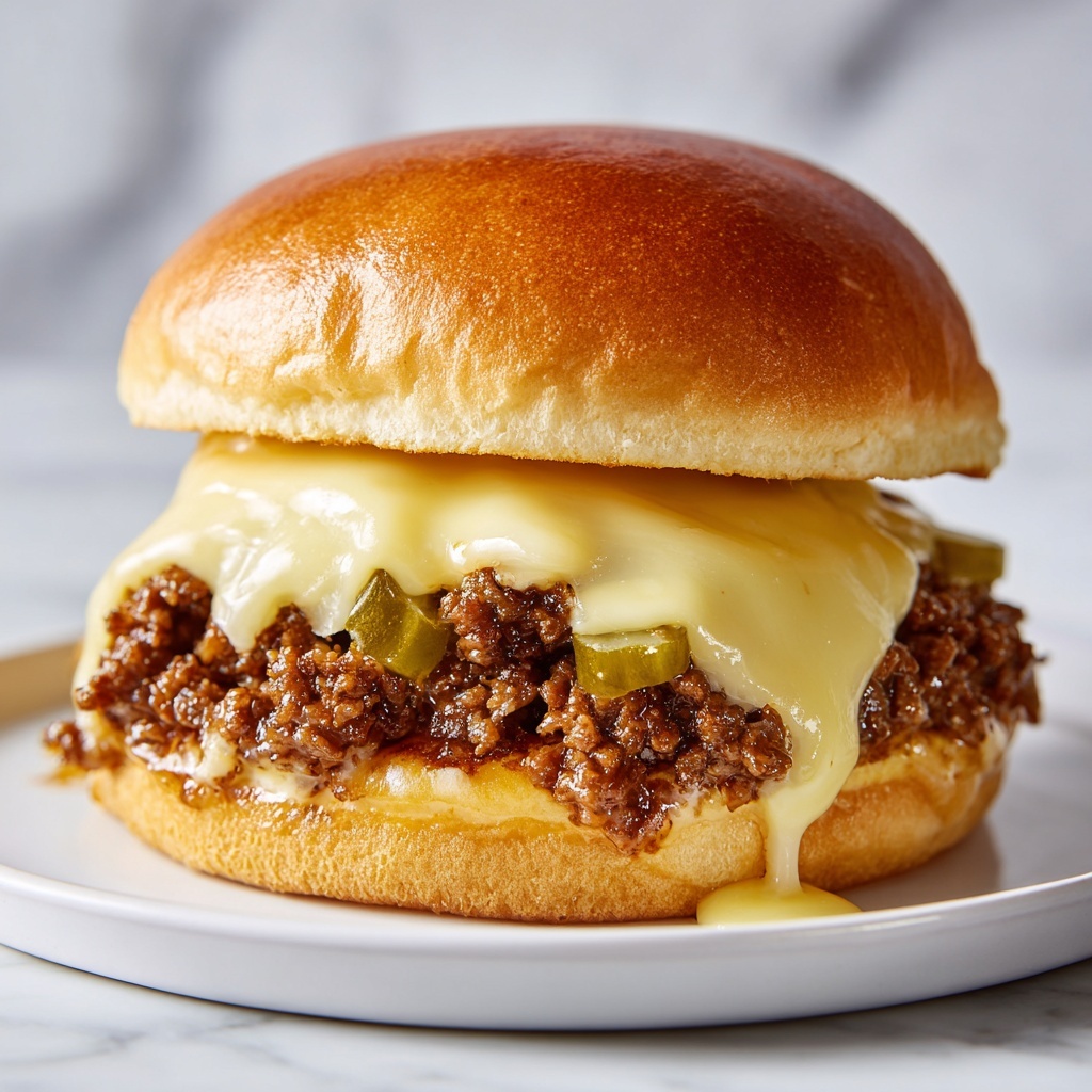 Cheesesteak-Inspired Sloppy Joes Recipe - Recipe Image