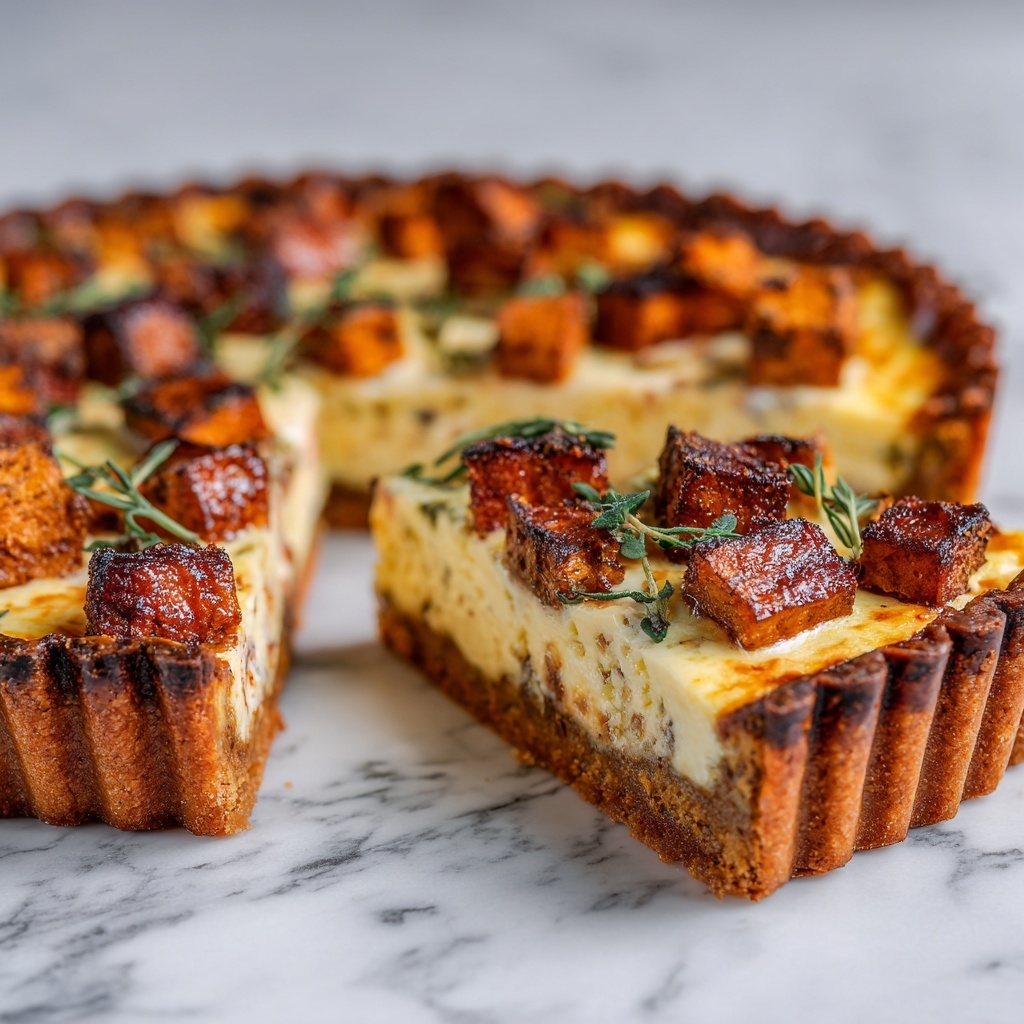 Savory Butternut Squash Pie Recipe - Recipe Image