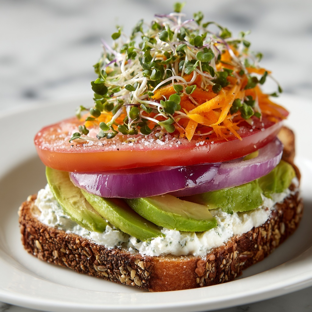 Garden Fresh Veggie Sandwich Recipe - Recipe Image