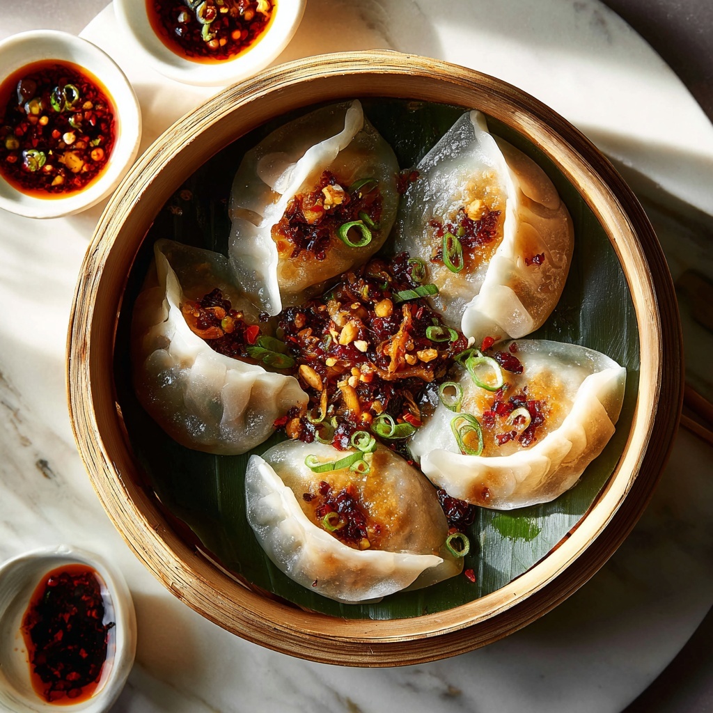 Silky Steamed Rice Rolls with Shrimp and Crispy Shallots Recipe - Recipe Image