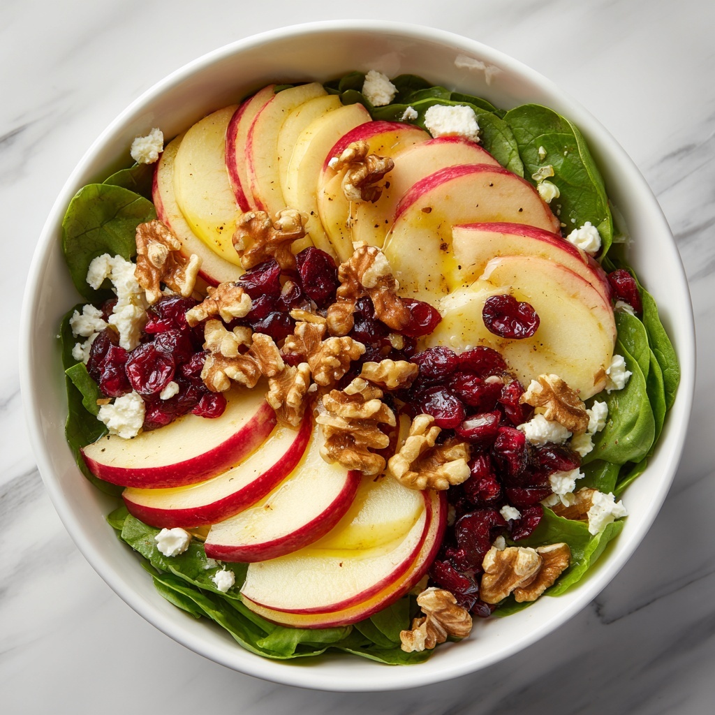 Christmas Apple Walnut Salad Recipe - Recipe Image
