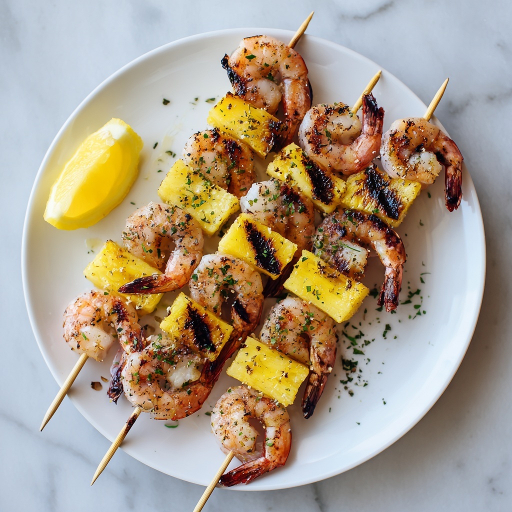 Grilled Shrimp Pineapple Skewers Recipe - Recipe Image