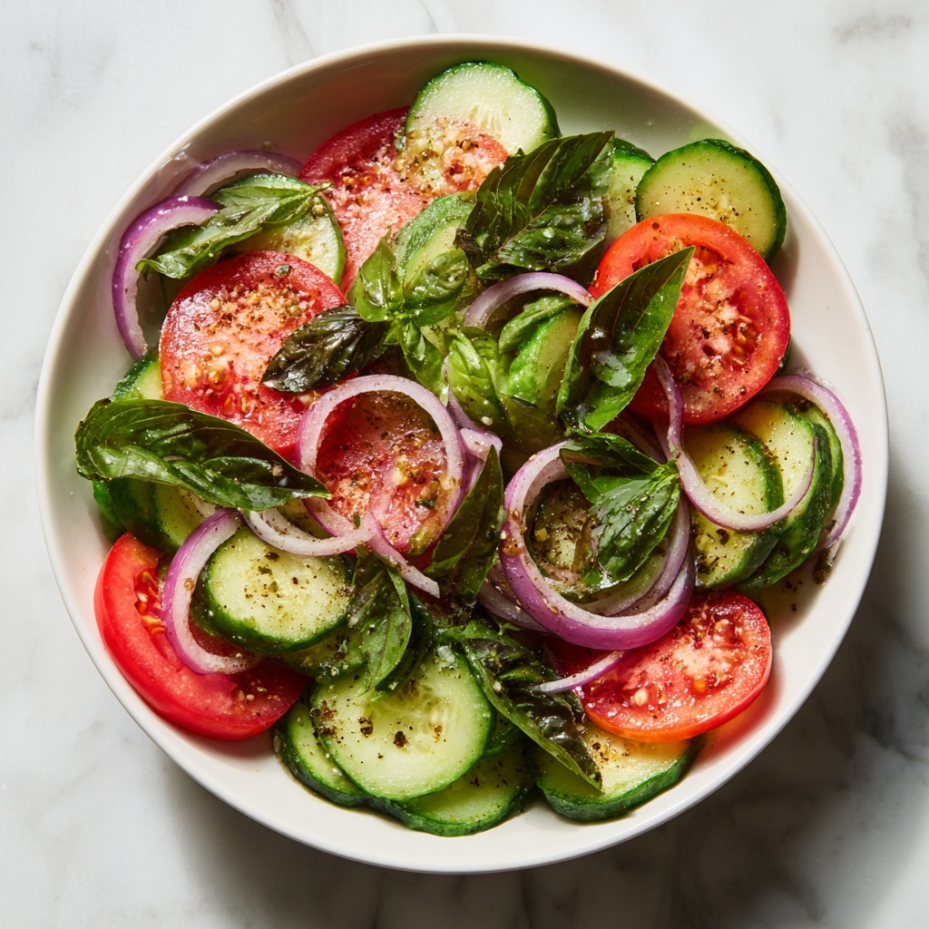 Cucumber Tomato Salad Recipe - Recipe Image