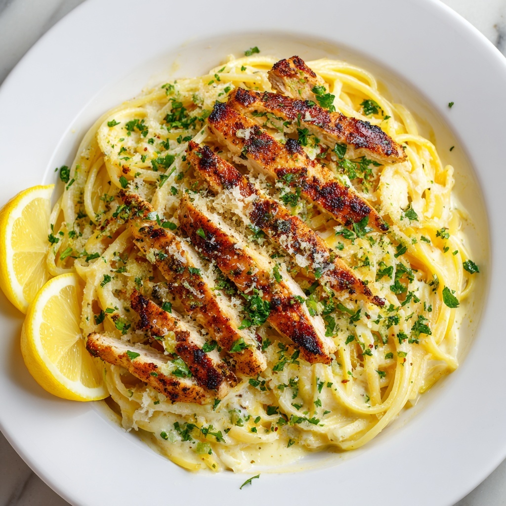 Creamy Chicken Linguine Recipe - Recipe Image