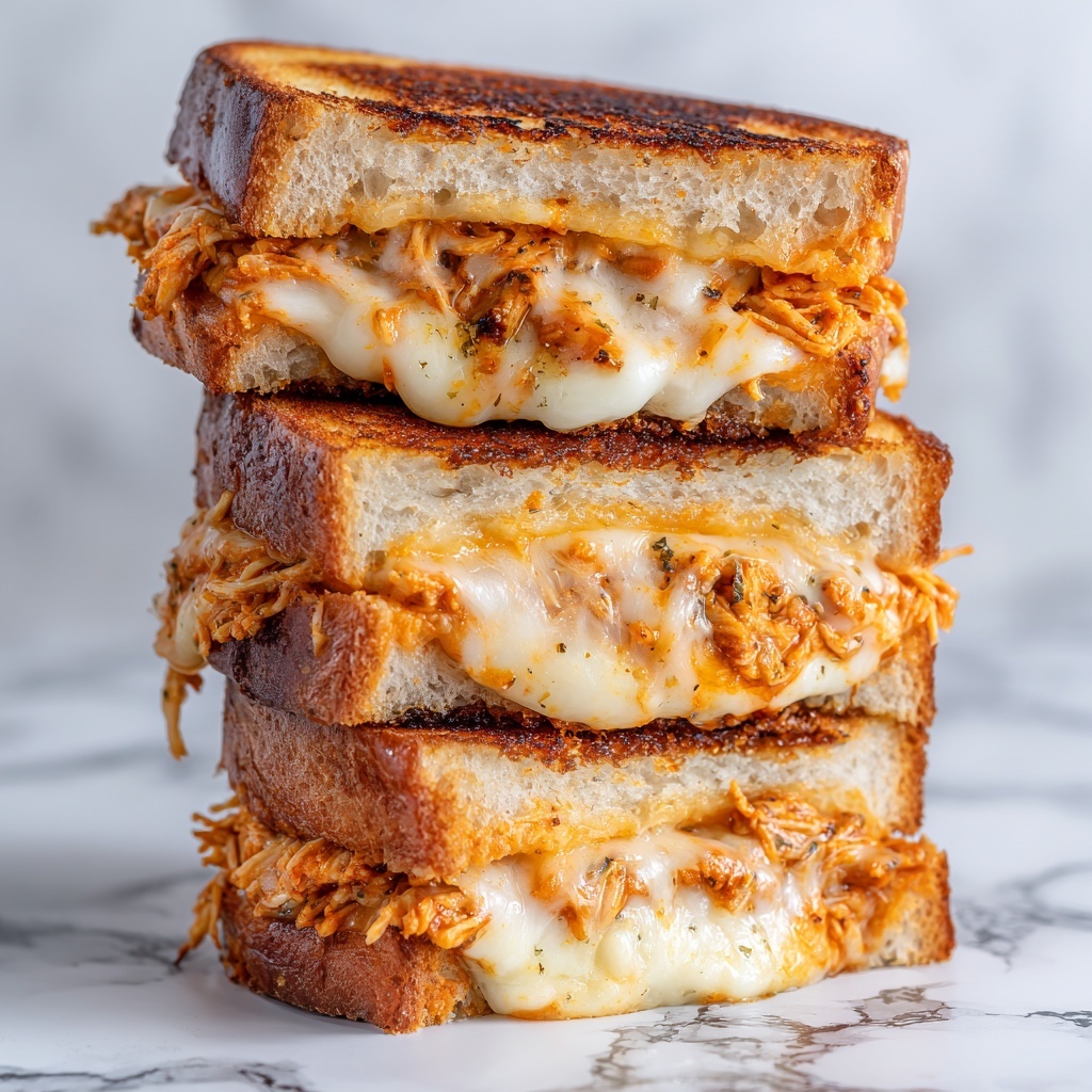 Buffalo Chicken Grilled Cheese Recipe - Recipe Image