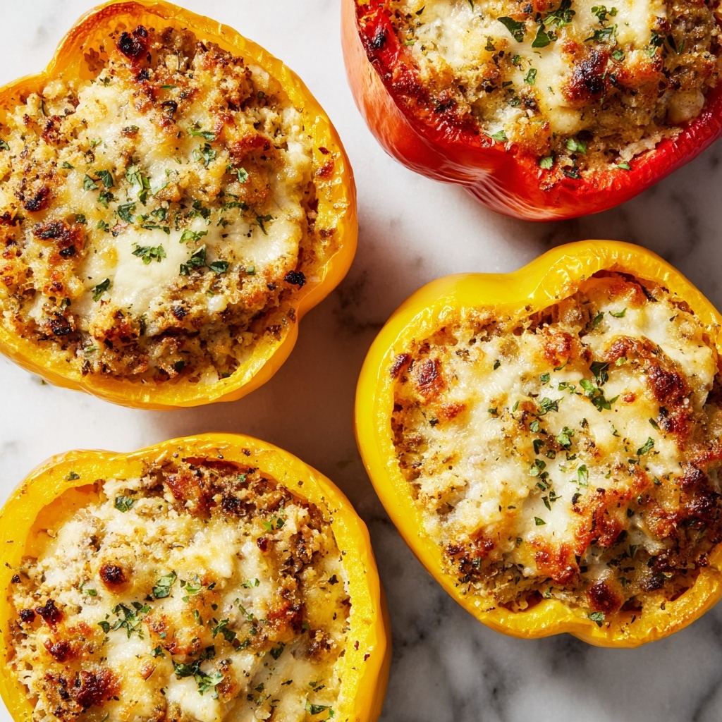 Crab and Shrimp Stuffed Peppers Recipe - Recipe Image