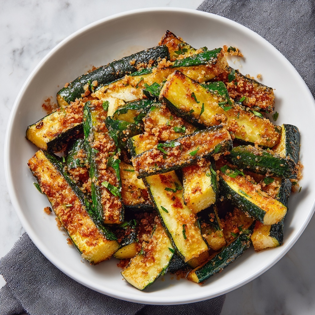 Low-Calorie Air Fryer Zucchini Parmesan Recipe - Recipe Image