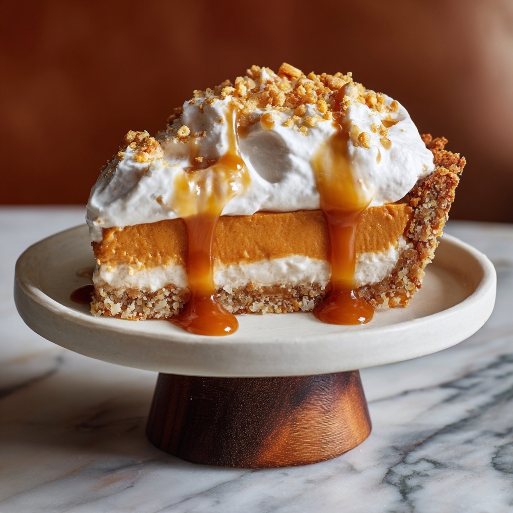 Pumpkin Caramel Pie Recipe - Recipe Image