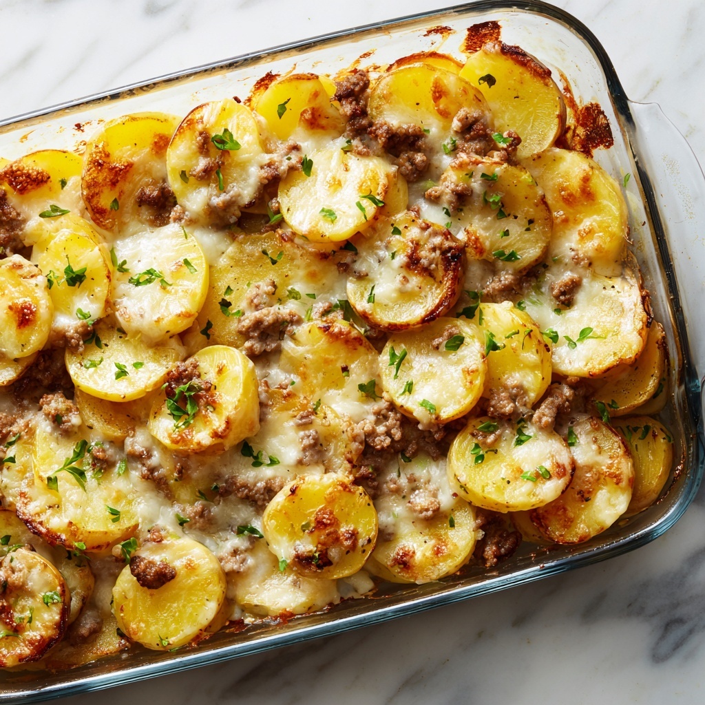 Meat and Potato Casserole Recipe - Recipe Image