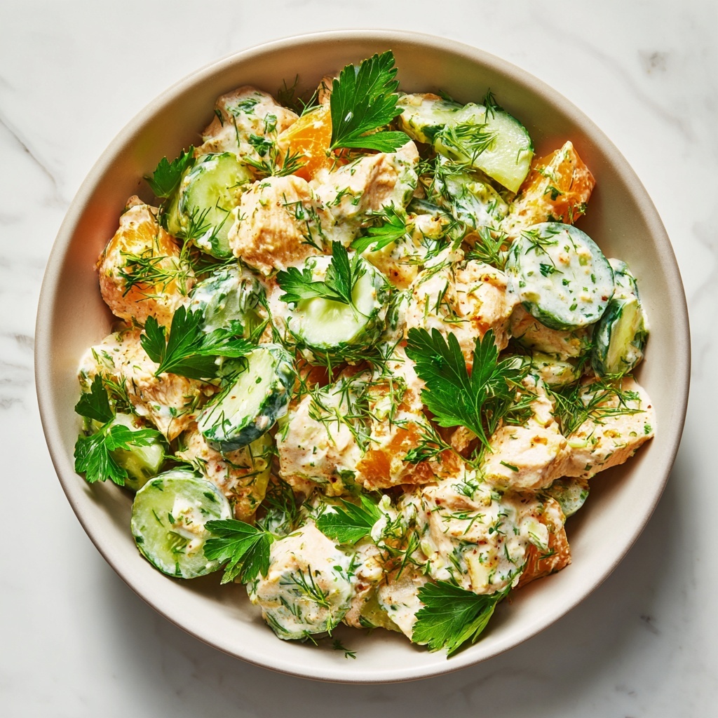 Classic Chicken Salad with Fresh Dill and Crunchy Nuts Recipe - Recipe Image