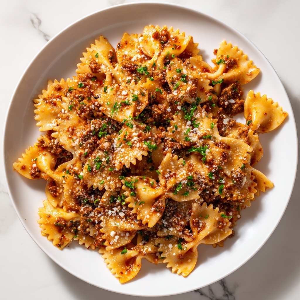 Bowtie Pasta Ziti Bake with Ricotta and Mozzarella Recipe - Recipe Image