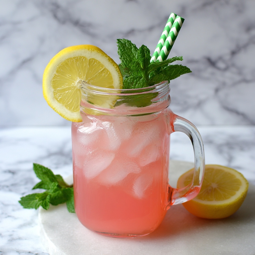 Refreshing Guava White Tea Lemonade for Easy Summer Sips Recipe - Recipe Image