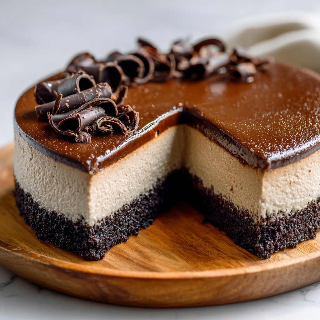 Decadent Vegan Chocolate Mousse Cake Recipe - Recipe Image