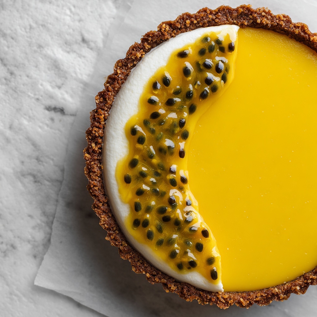 Vegan Passion Fruit Tart Recipe - Recipe Image
