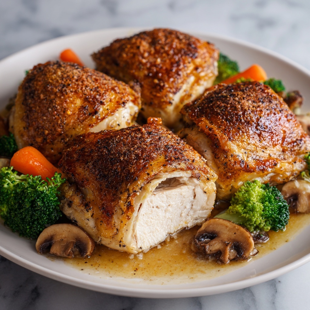 One-Pan Baked Chicken with Veggies: 5 Simple Joys Recipe - Recipe Image