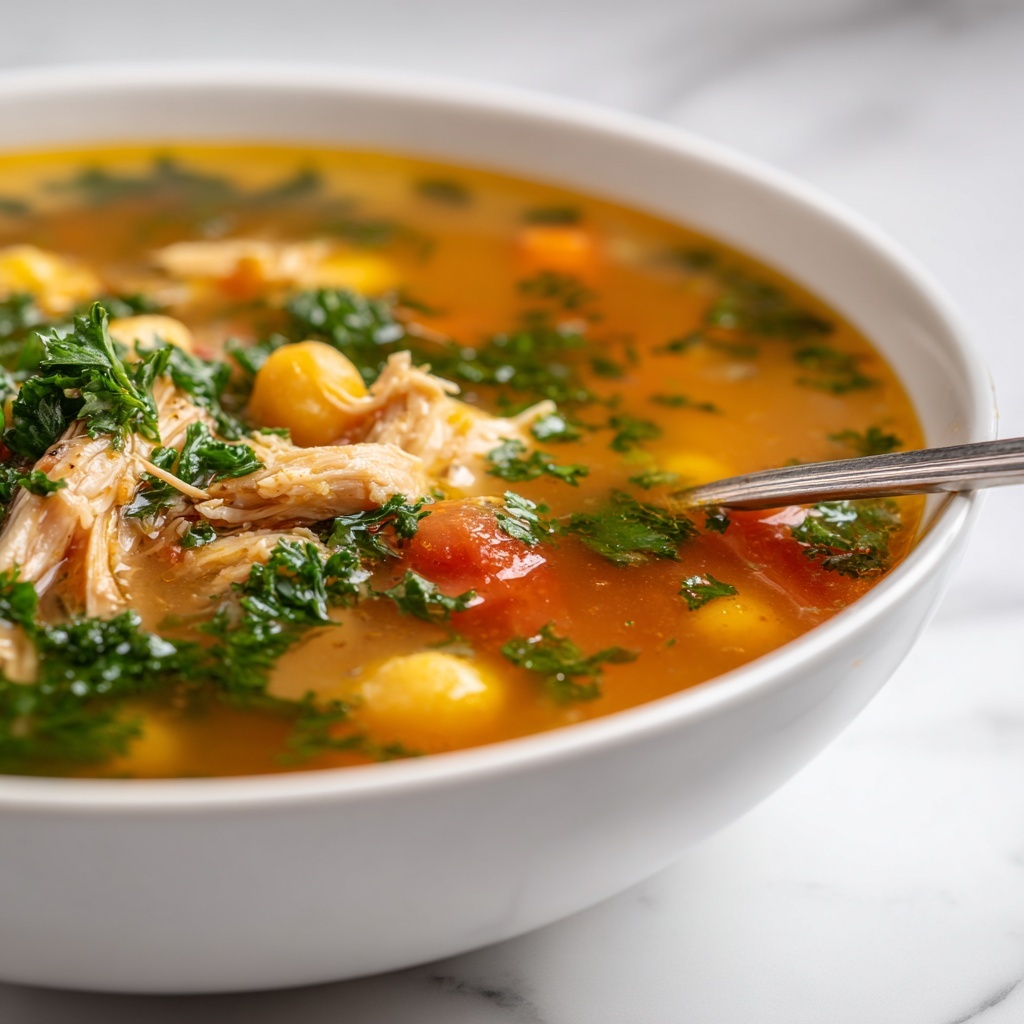 Slow Cooker Chicken & Chickpea Soup Recipe - Recipe Image