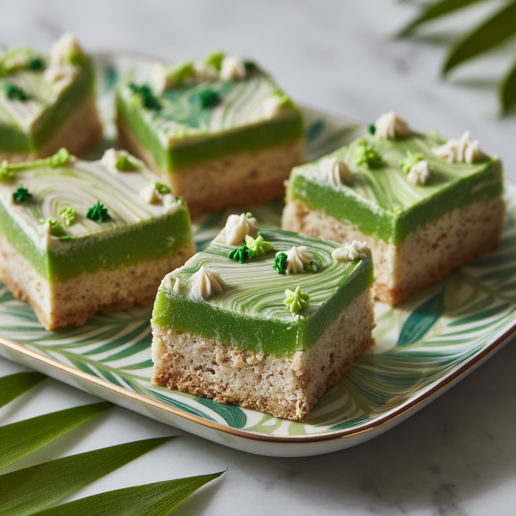 Green St. Patrick’s Day Sugar Cookie Bars Recipe - Recipe Image