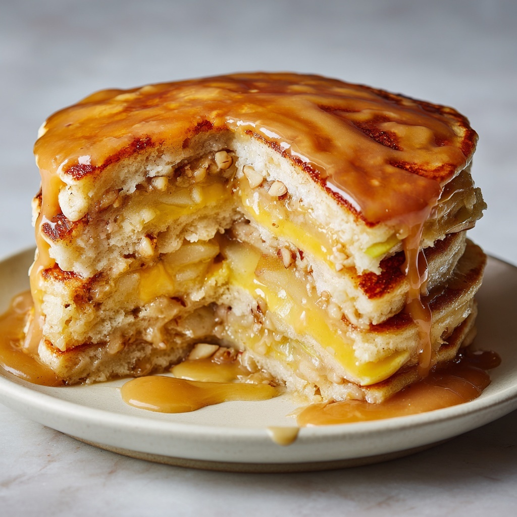 Apple Date Almond Sponge with Golden Caramel Recipe - Recipe Image