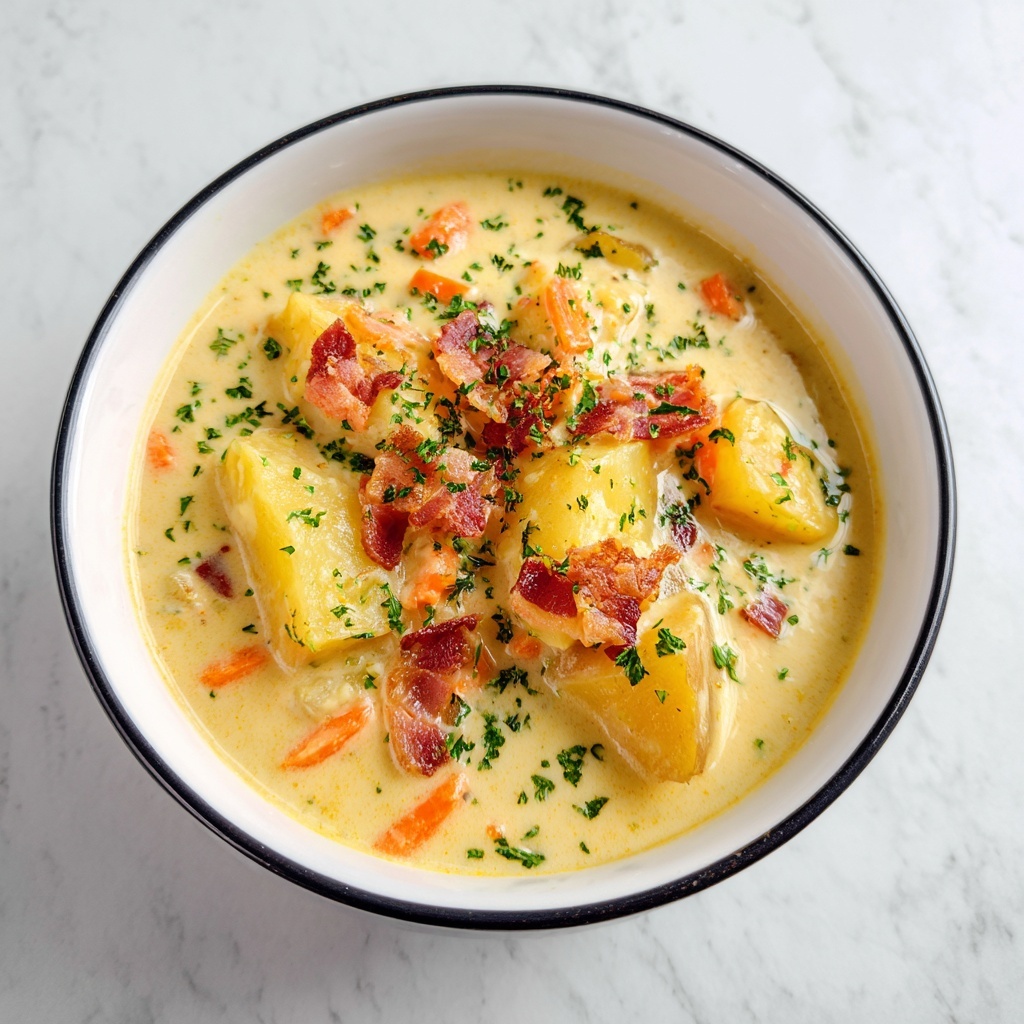 Best Homemade Potato Soup Recipe - Recipe Image