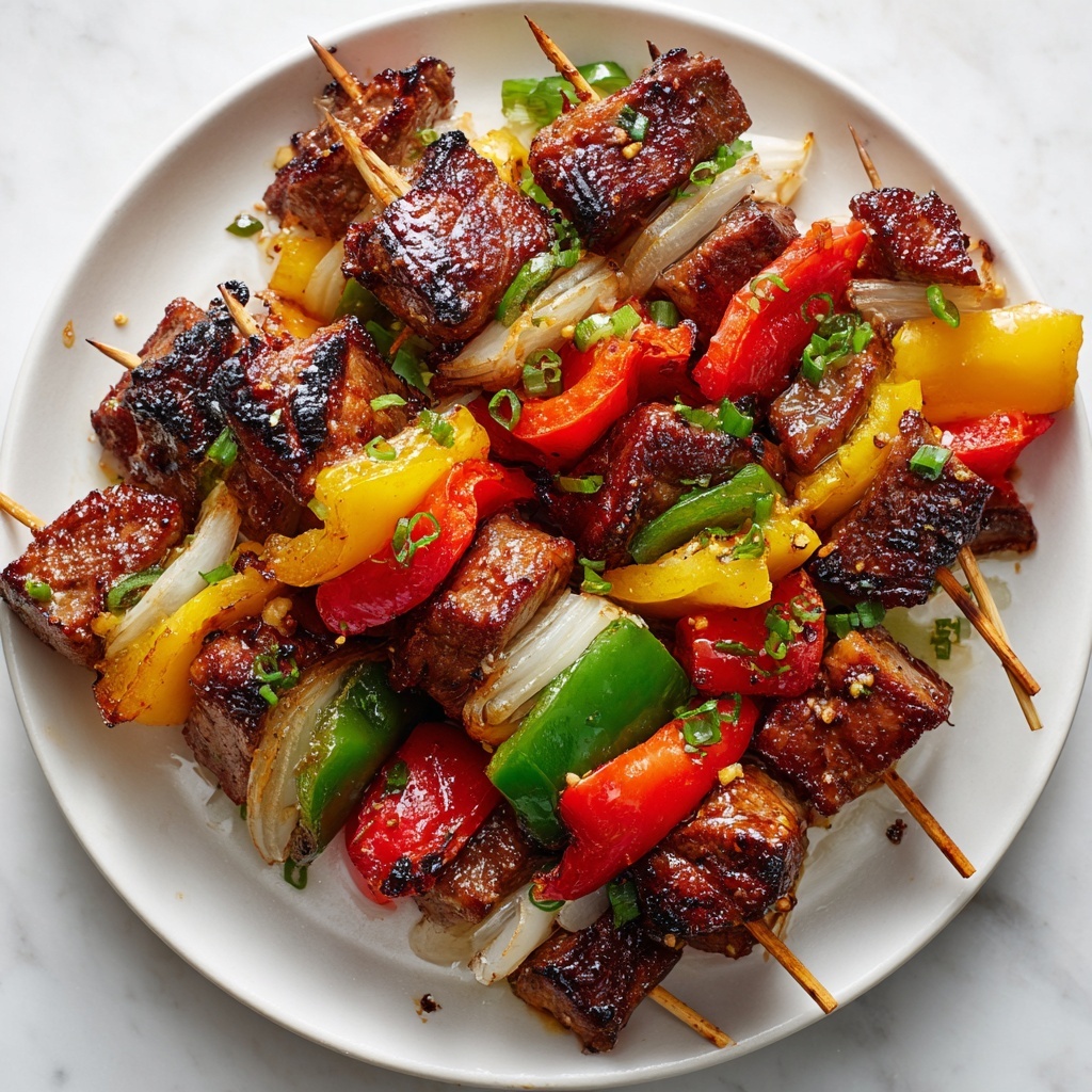 Grilled Steak Kebabs Recipe - Recipe Image