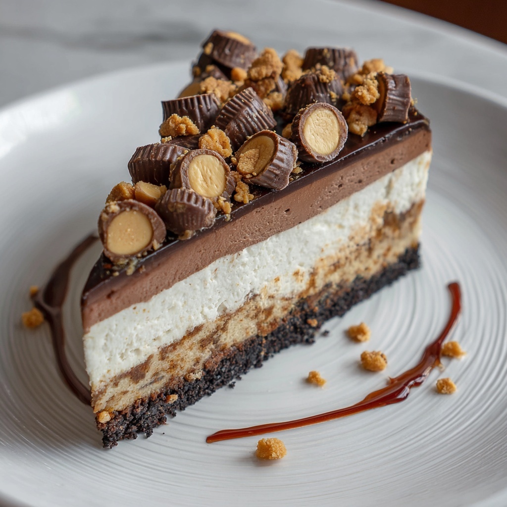 Ultimate Peanut Butter Cup Pie Delight Recipe - Recipe Image