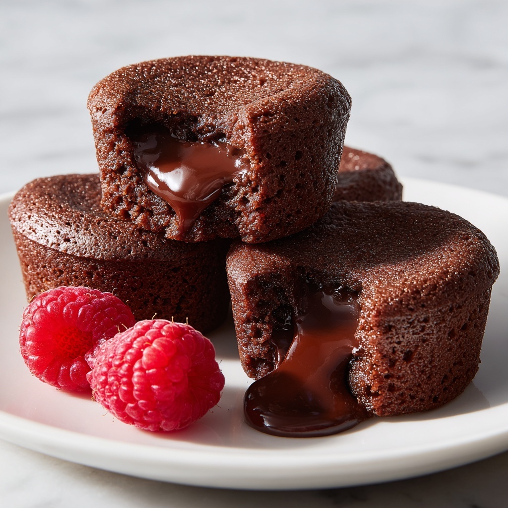 Raspberry Chocolate Lava Cupcakes: 5 Steps to Pure Bliss Recipe - Recipe Image
