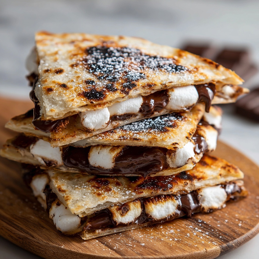 Blackstone S'mores Quesadilla Recipe - Recipe Image
