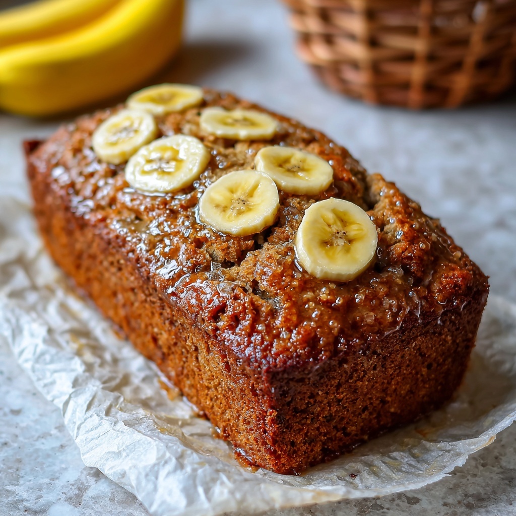 Irresistible Caramelized Upside-Down Banana Bread Recipe - Recipe Image