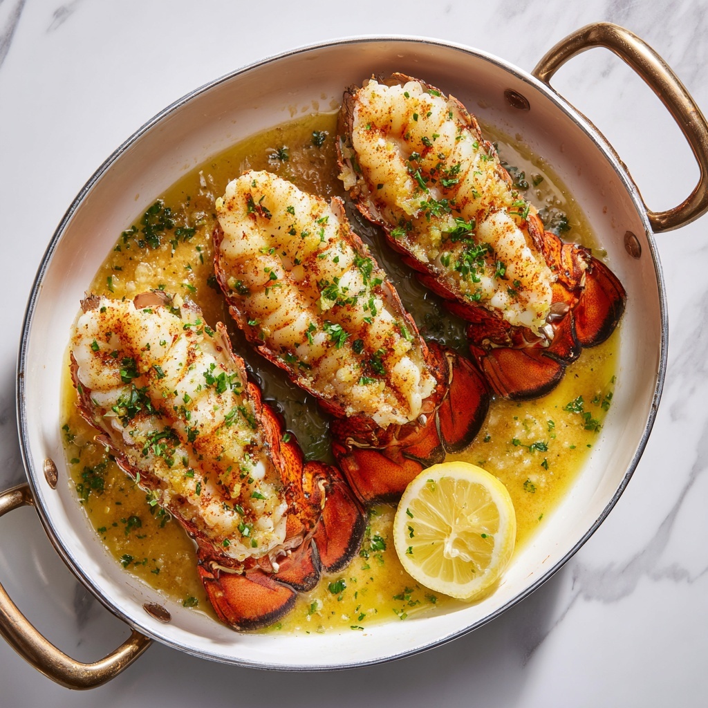 Butter Poached Lobster Tails: 7 Steps to Pure Indulgence Recipe - Recipe Image