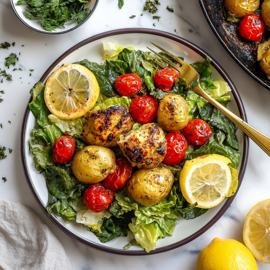Garlic Chicken Potato Skillet (Country Style) Recipe - Recipe Image