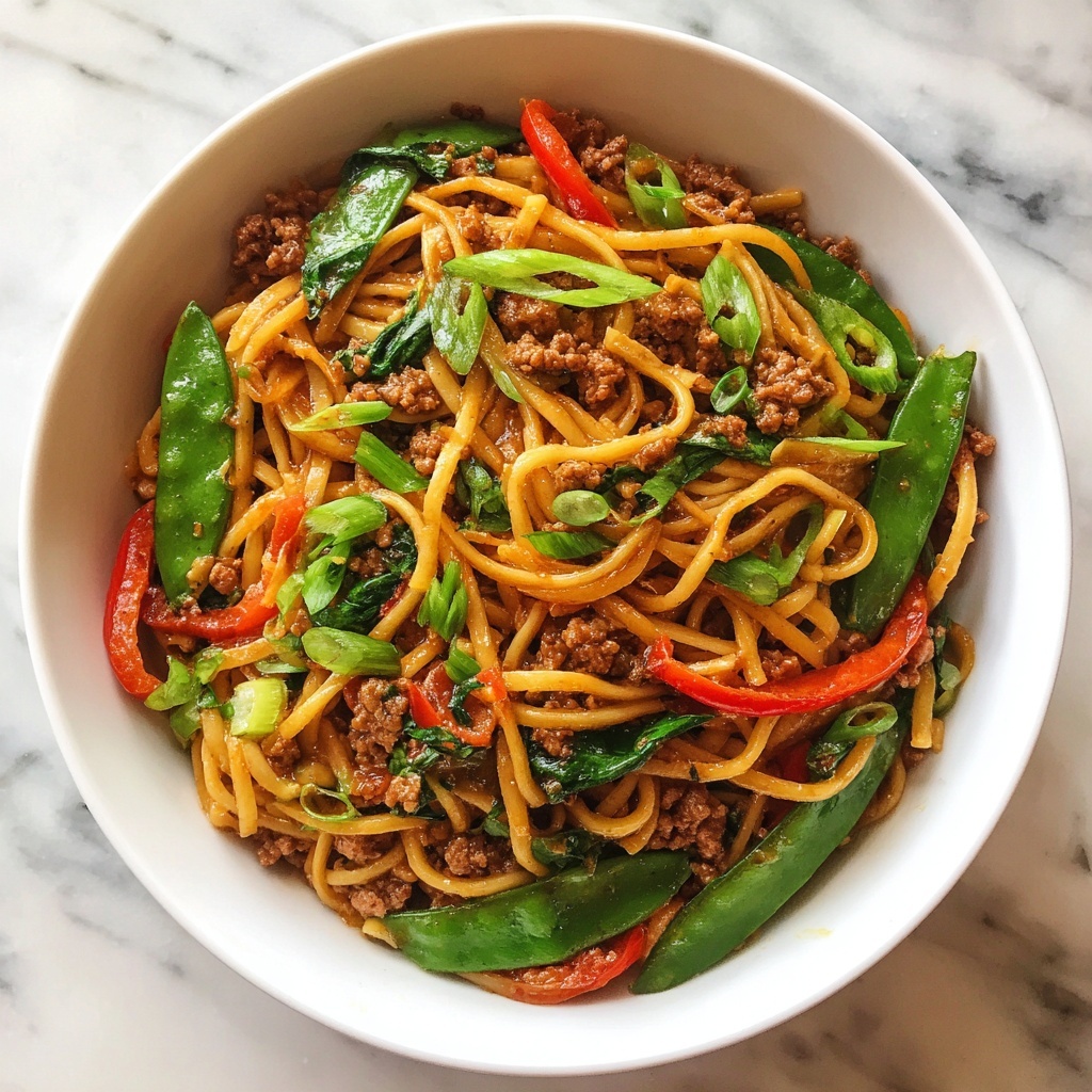 Ground Beef Lo Mein Recipe - Recipe Image
