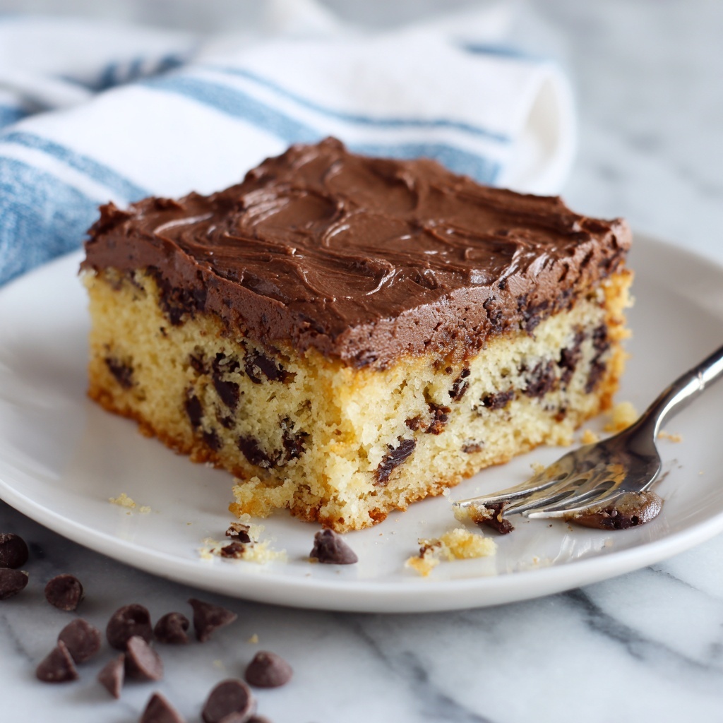 Chocolate Chip Banana Cake with Chocolate Frosting Recipe - Recipe Image
