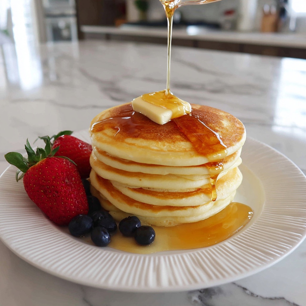 Easy And Fluffy Copycat Perkins Pancakes Recipe - Recipe Image