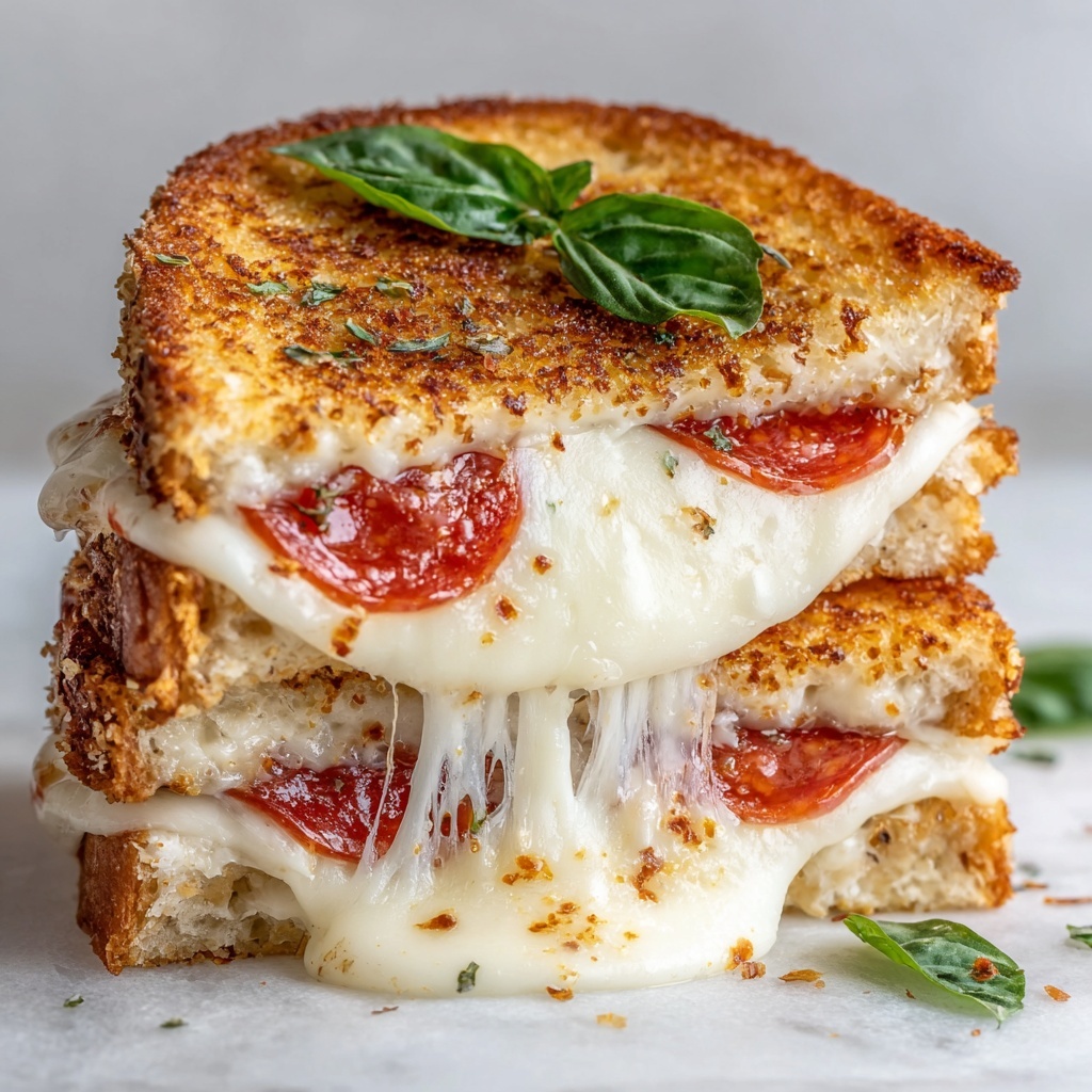 Heavenly Pizza Grilled Cheese Recipe - Recipe Image