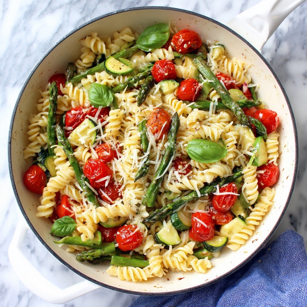 One-Pot Pasta Primavera Recipe - Recipe Image