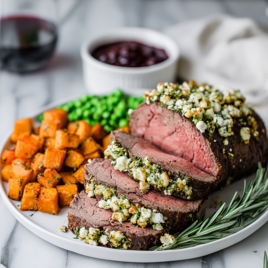 Quick Christmas Stuffed Beef Tenderloin Recipe - Recipe Image