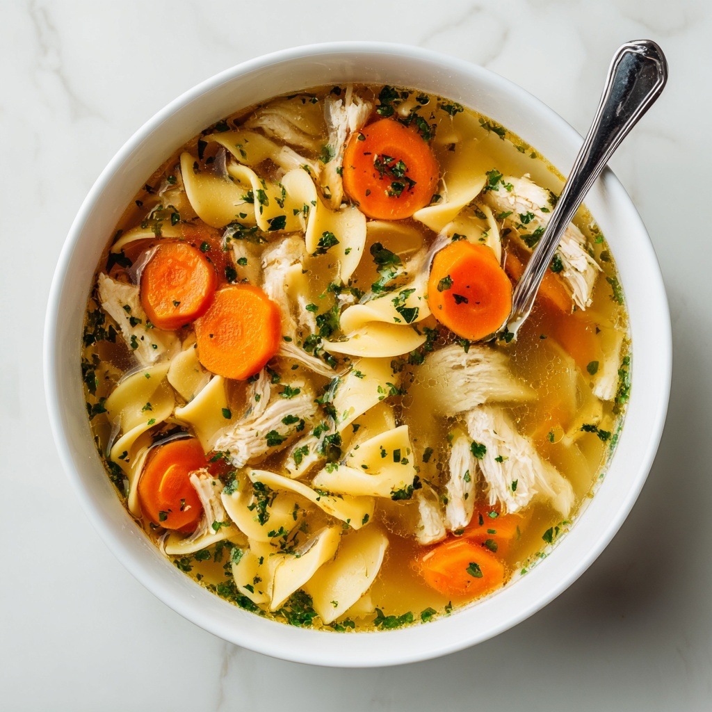 Easy Homestyle Chicken Noodle Soup Recipe - Recipe Image